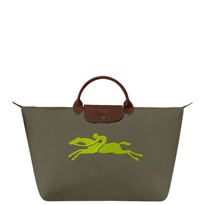 Travel-bag-Kaki-Green-horse