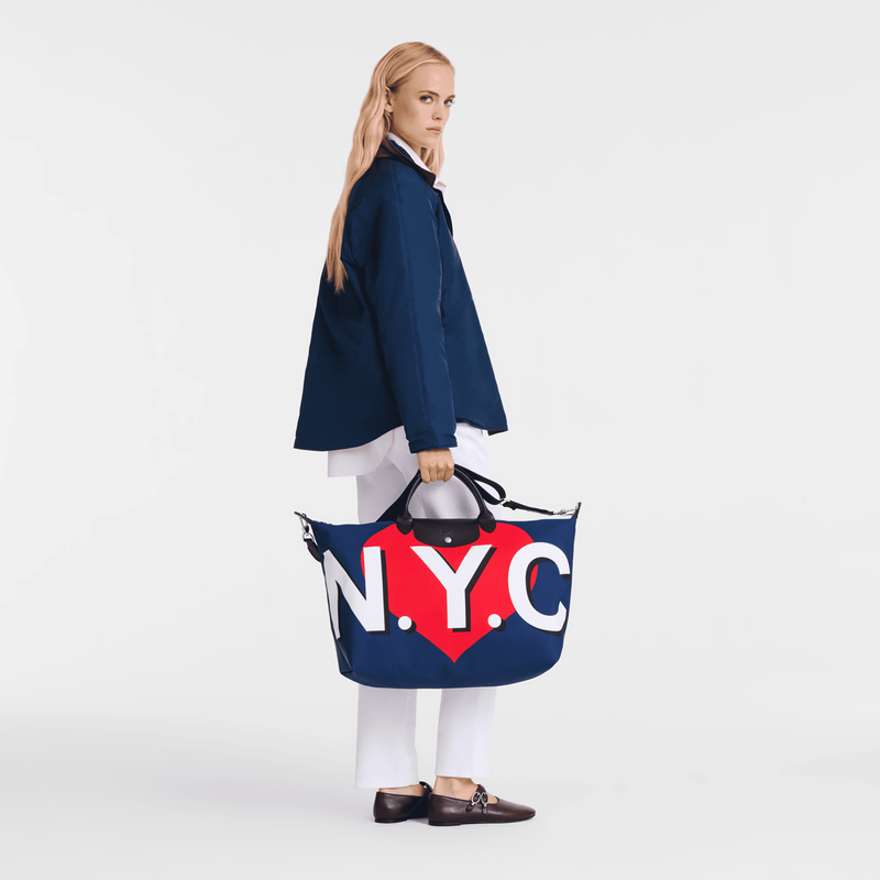 My Pliage L 旅行包 , 帆布