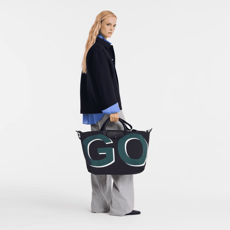 My Pliage L 旅行包 , 帆布