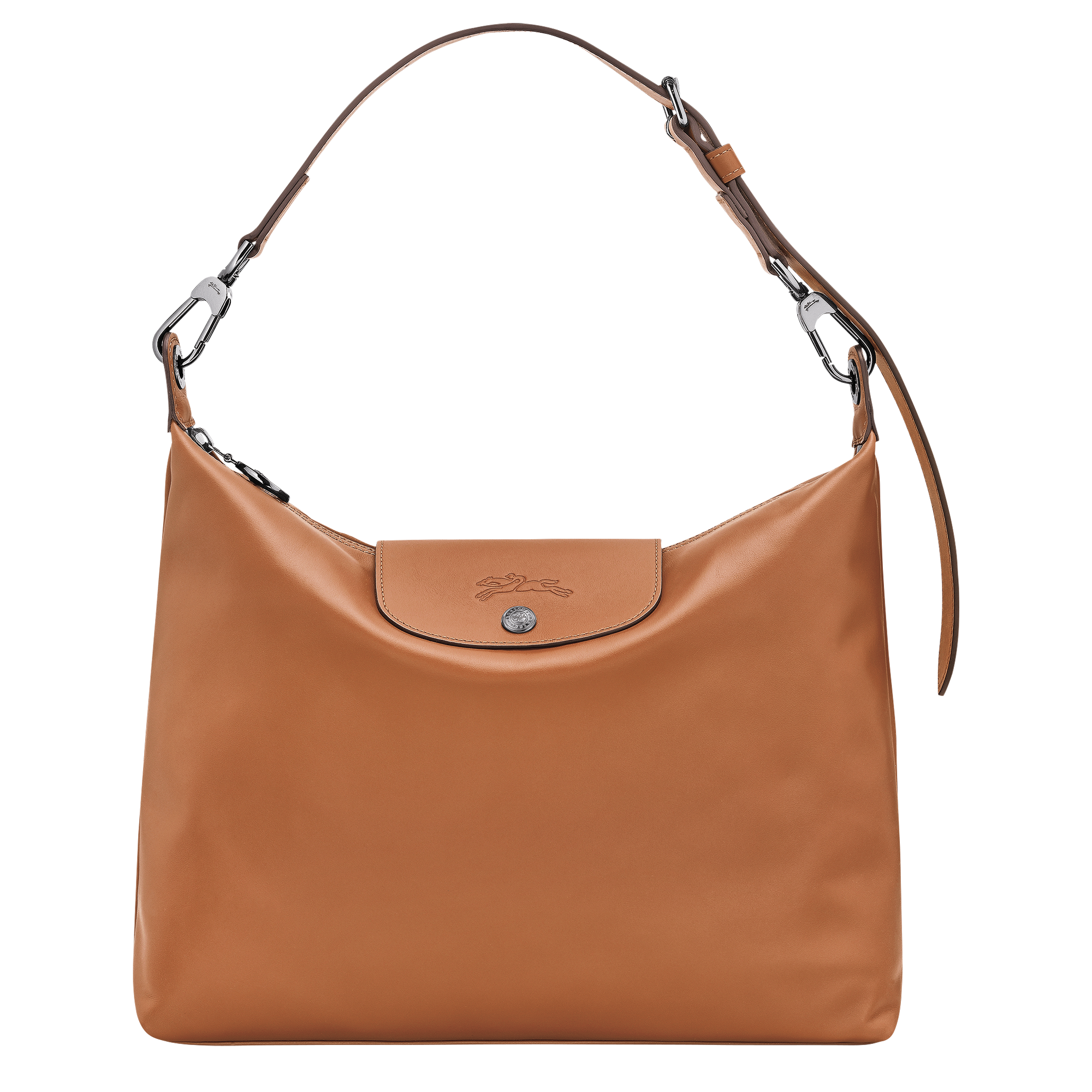 Le Pliage Xtra Hobo 袋 M, 腰果棕