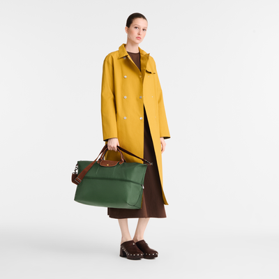 Le Pliage Original 可扩展旅行包 , 英伦绿 - 再生帆布
