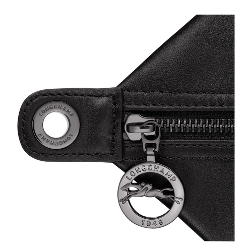 Le Pliage Xtra S Handbag , Black - Leather - View 6 of  6