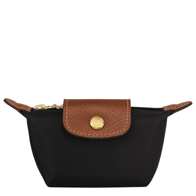 Le Pliage Original Coin purse , Black - Recycled canvas  - View 1 of  3
