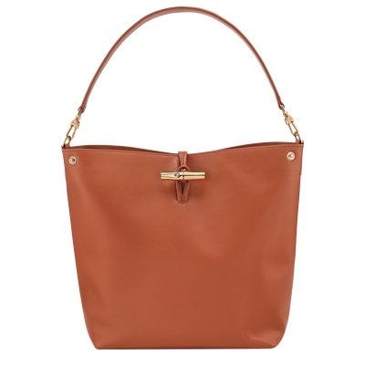 Le Roseau M Hobo bag , Bark - Leather