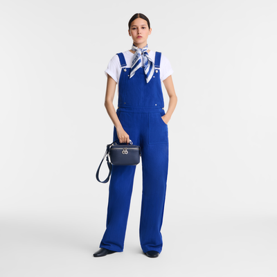 Le Pliage Xtra XS Toolkit bag , Navy - Leather