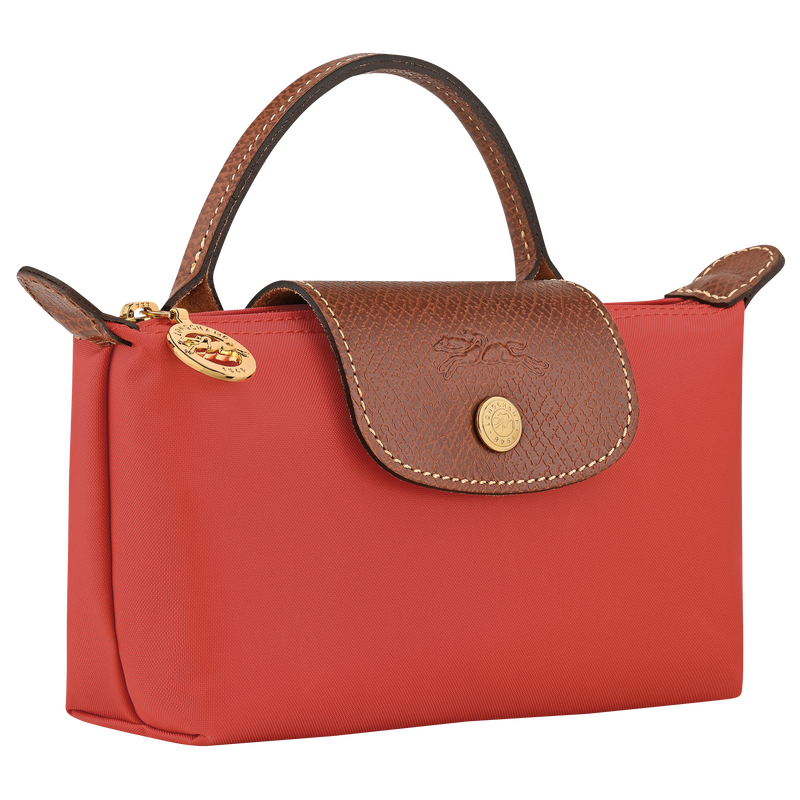 Le Pliage Original 化妆包 , 番茄红 - 再生帆布  - 查看 3 6