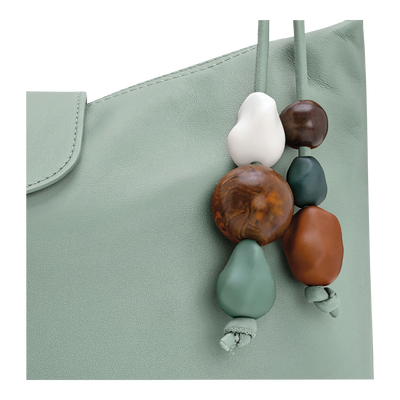 Le Pliage Xtra Hobo 袋 M, 薄荷蓝