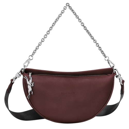 Smile S Crossbody bag , Plum - Leather - View 1 of  5