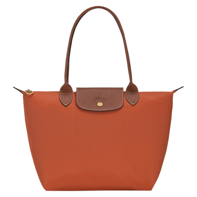Le Pliage Original M 托特包 , 砖红色 - 再生帆布