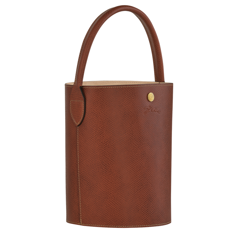&Eacute;pure S Bucket bag , Brown - Leather  - View 3 of  5