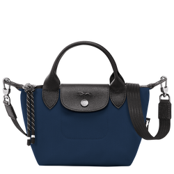 Le Pliage Energy XS 迷你手提包 , 海军蓝色 - 再生帆布