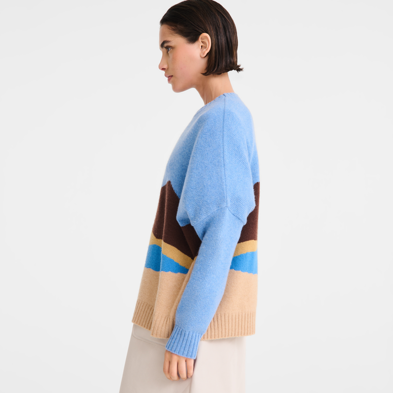 毛衣 Caroline H&eacute;lain x Longchamp , 米色 - 针织  - 查看 4 4