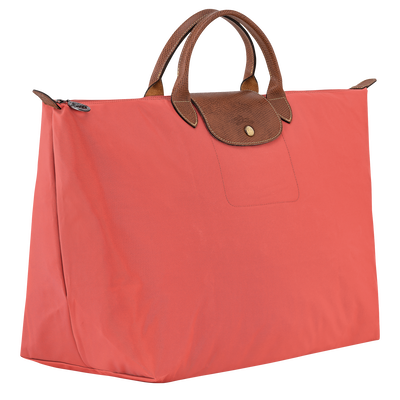 Le Pliage Original L Travel bag , Strawberry - Recycled canvas