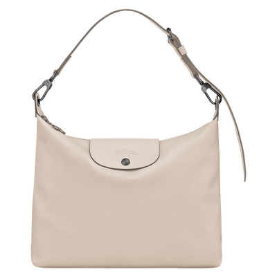 Le Pliage Xtra M Hobo 袋 , 米白色 - 皮革