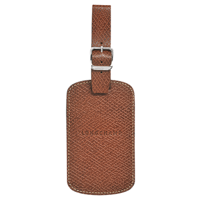 Boxford Luggage tag , Brown - Leather