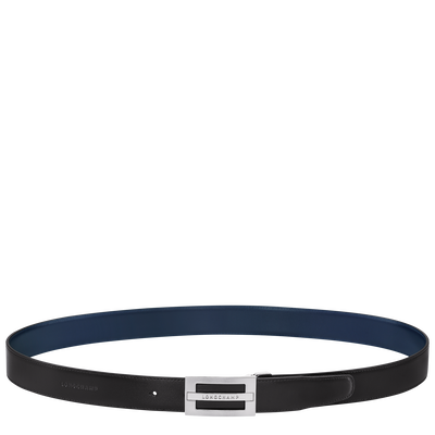 Delta Box , Black/Navy - Leather