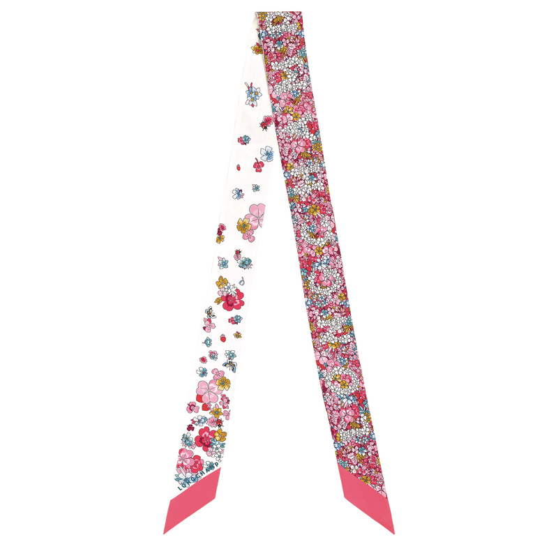 Frise Fleurie Headband , Shrimp - Silk  - View 1 of  2