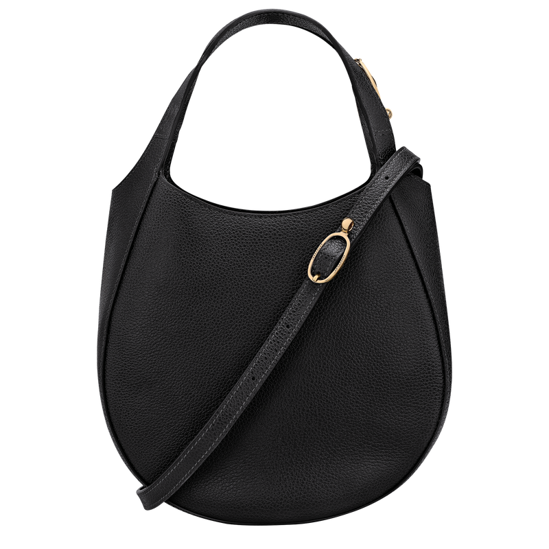Le Foulonné S Handbag , Black - Leather  - View 4 of  5
