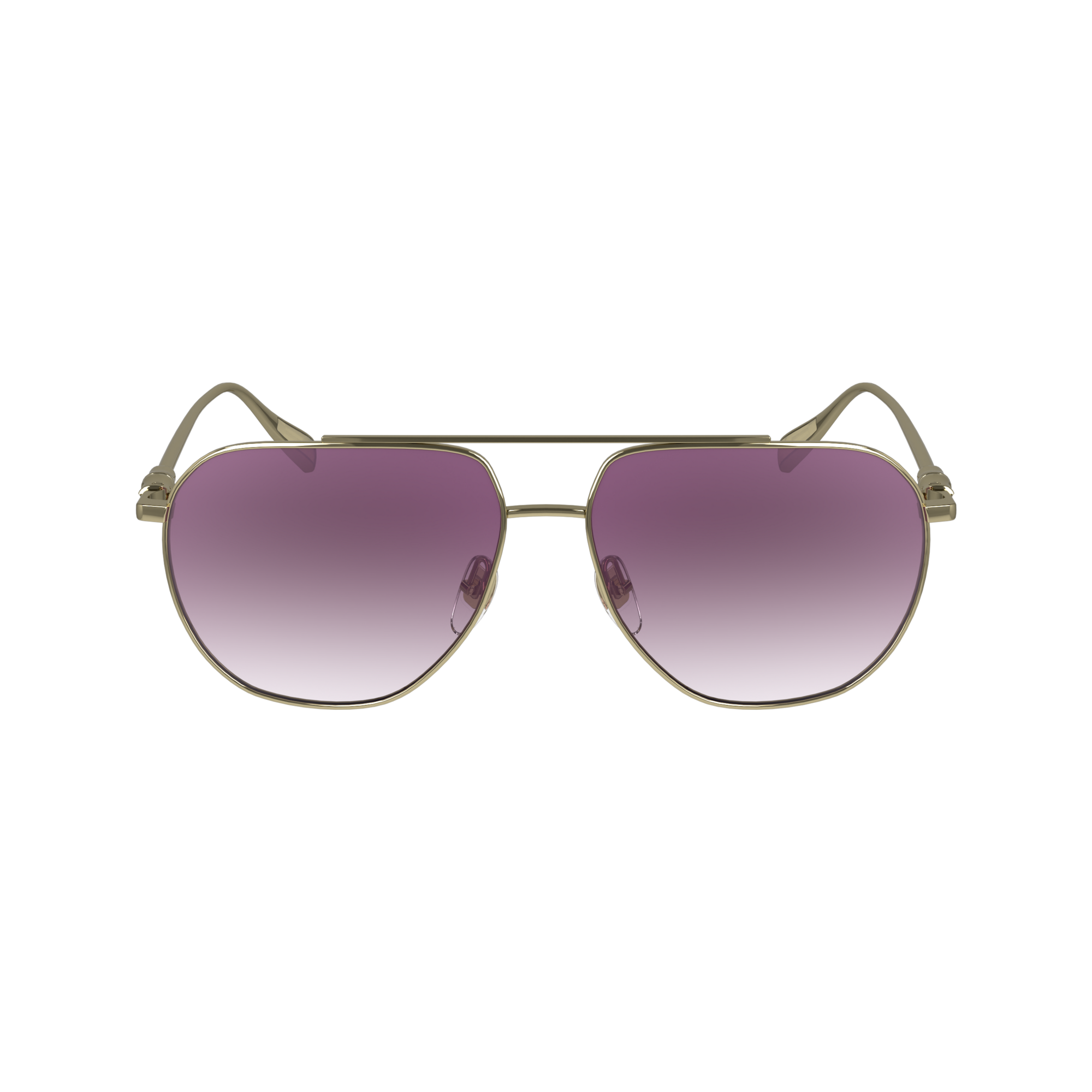null Sunglasses, Gold/Pink