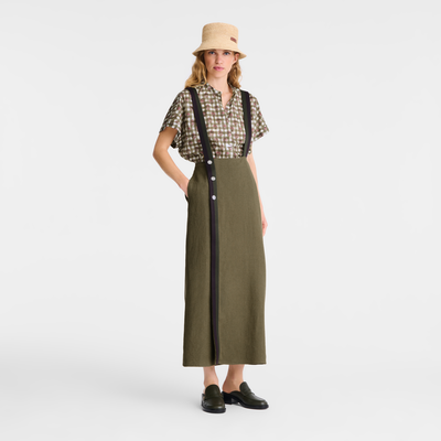 Midi skirt , Artichoke - Canvas
