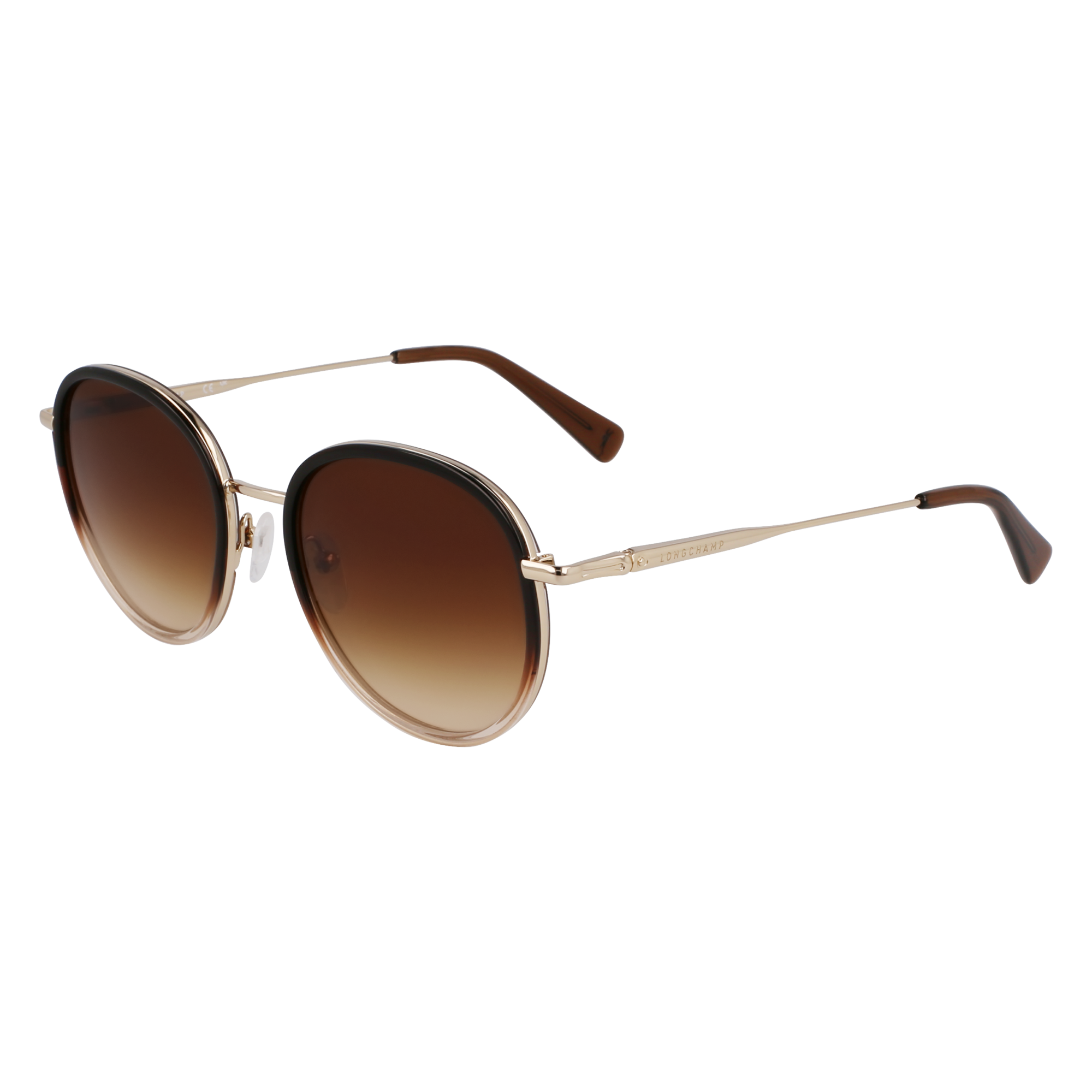 Sunglasses, Gold/Brown - View 2 of
2 - zoom in null Sunglasses, Gold/Brown