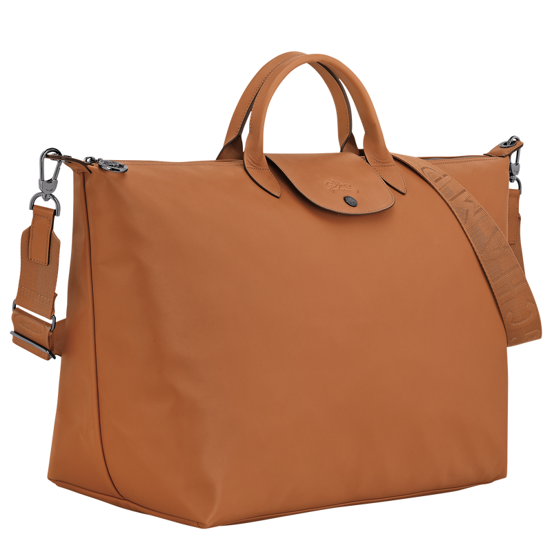 Le Pliage Xtra L 旅行包 , 腰果棕 - 皮革  - 查看 2 5