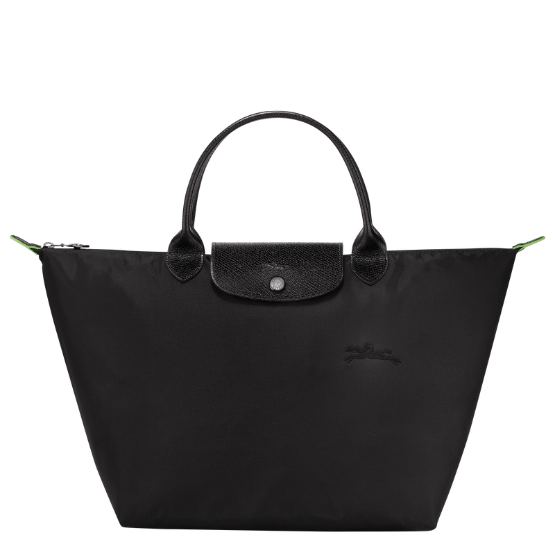 Le Pliage Green M 中号手提包 , 黑色 - 再生帆布  - 查看 1 7