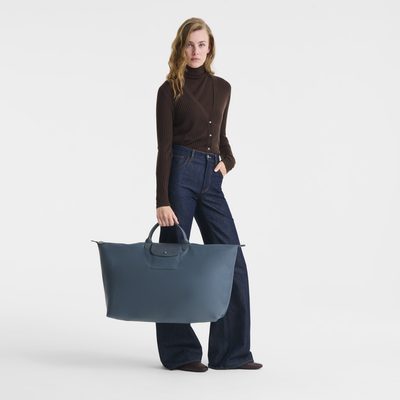 Le Pliage One XL 旅行包 , 灰黑色 - 再生帆布