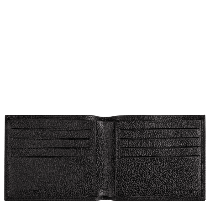 Le Foulonné Wallet , Black - Leather  - View 2 of  2