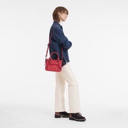 Longchamp 3D S 手提包 , 红色 - 皮革