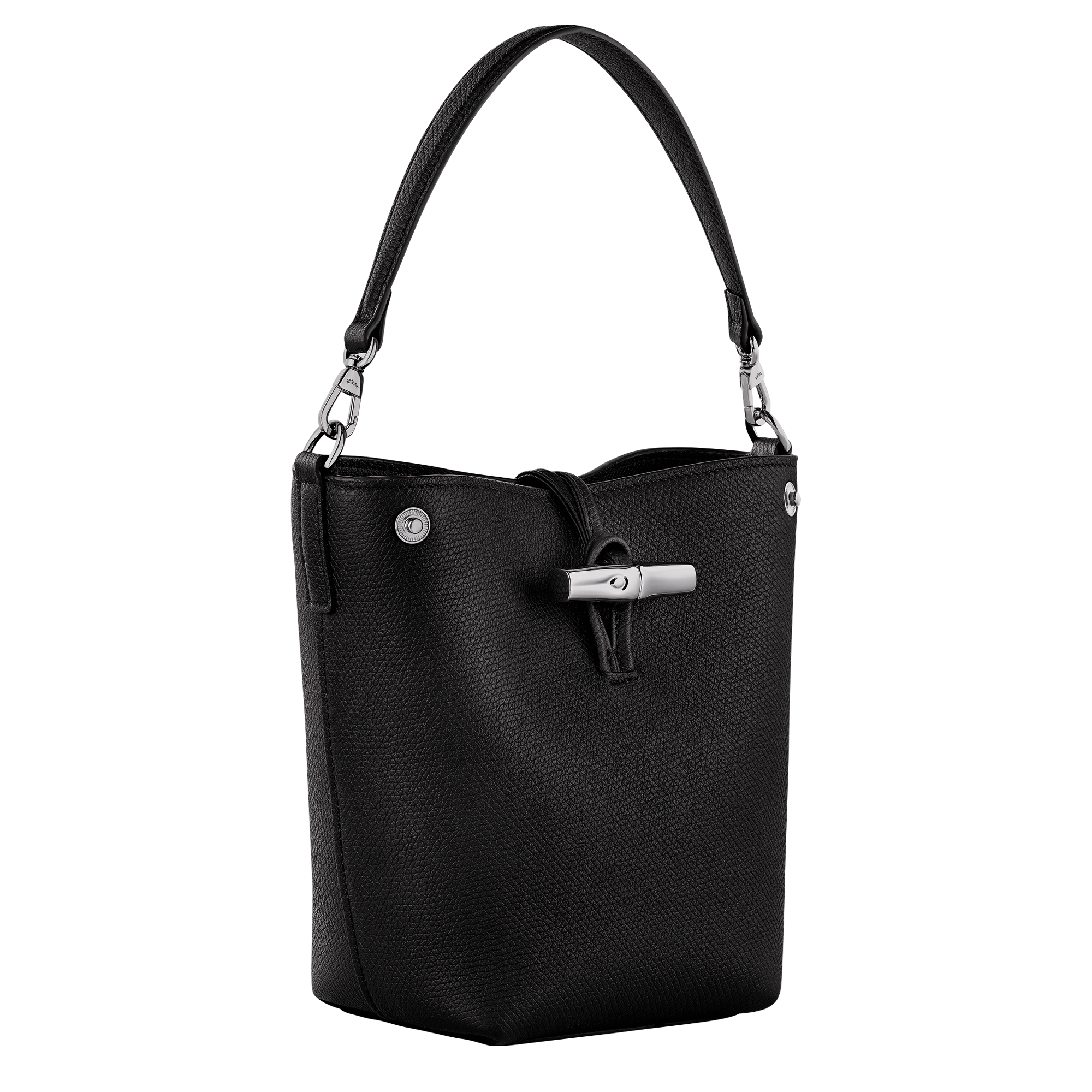 水桶包 XS, 黑色 - 查看 3
6 - 放大 Le Roseau 水桶包 XS, 黑色