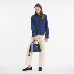 Roseau M Handbag , Multicolor - Leather