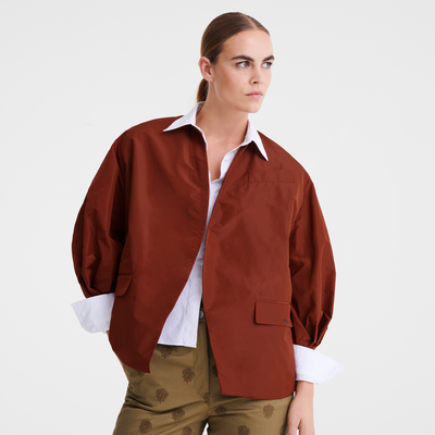 null Kimono jacket, Chestnut