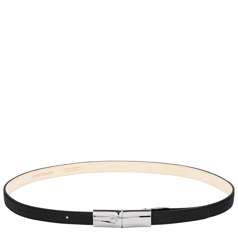 Le Roseau Ladies' belt , Black - Leather  - View 1 of  2