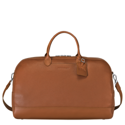 Le Foulonné M Travel bag , Caramel - Leather