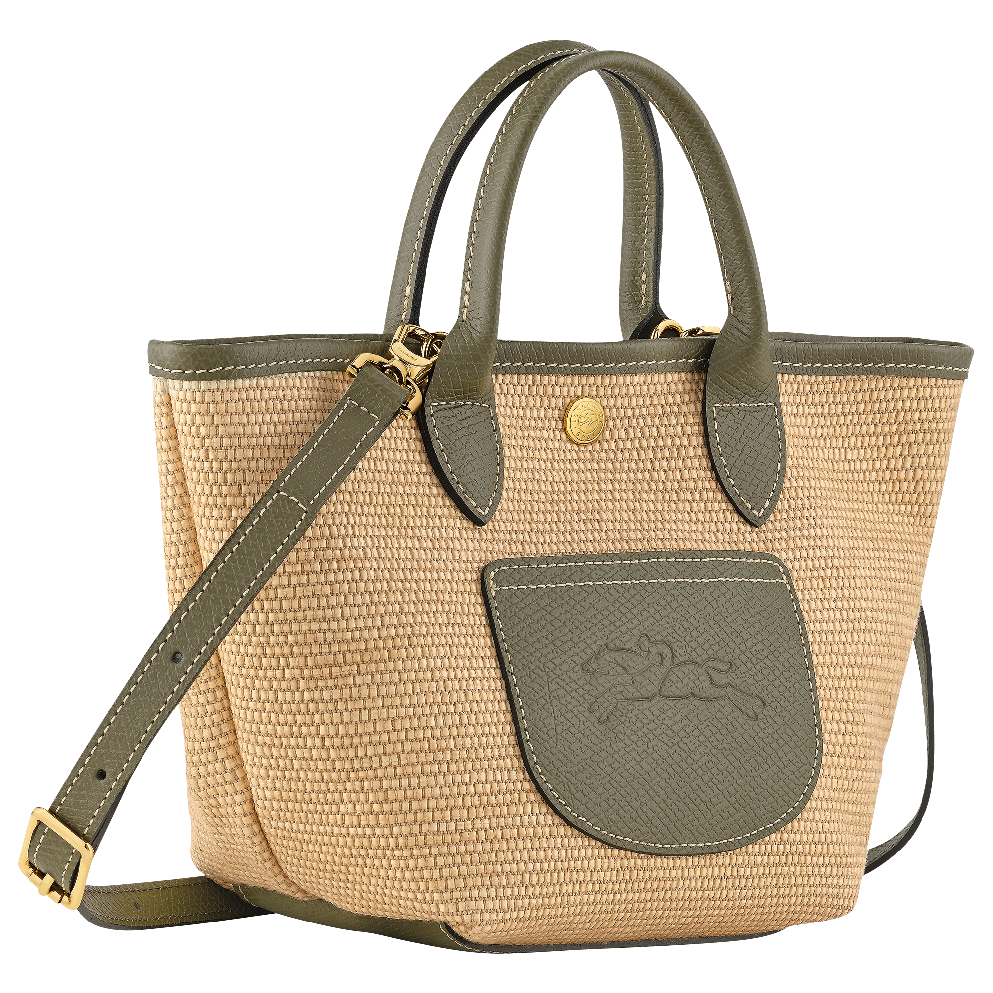 Basket bag XS, Artichoke - View 3 of
6 - zoom in Le Pliage Collection Basket bag XS, Artichoke