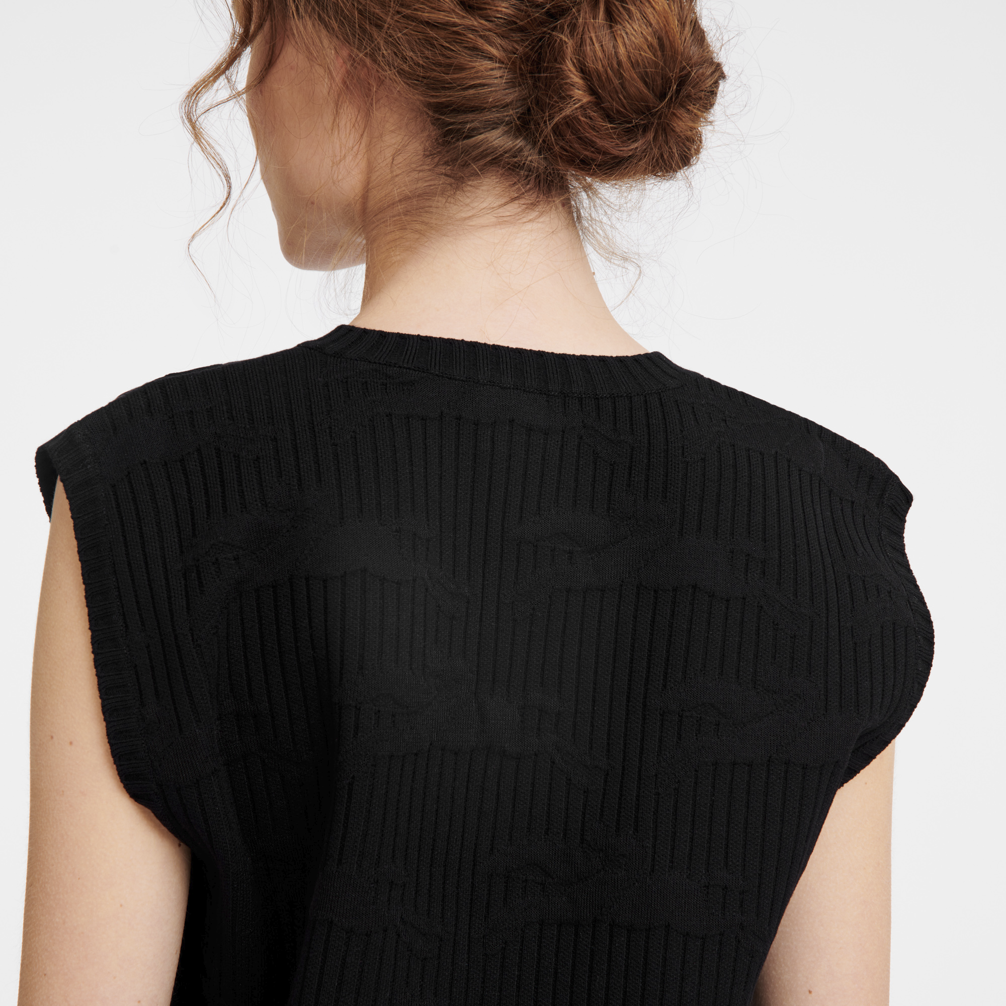 Sleeveless sweater, Black - View 4 of
4 - zoom in null Sleeveless sweater, Black
