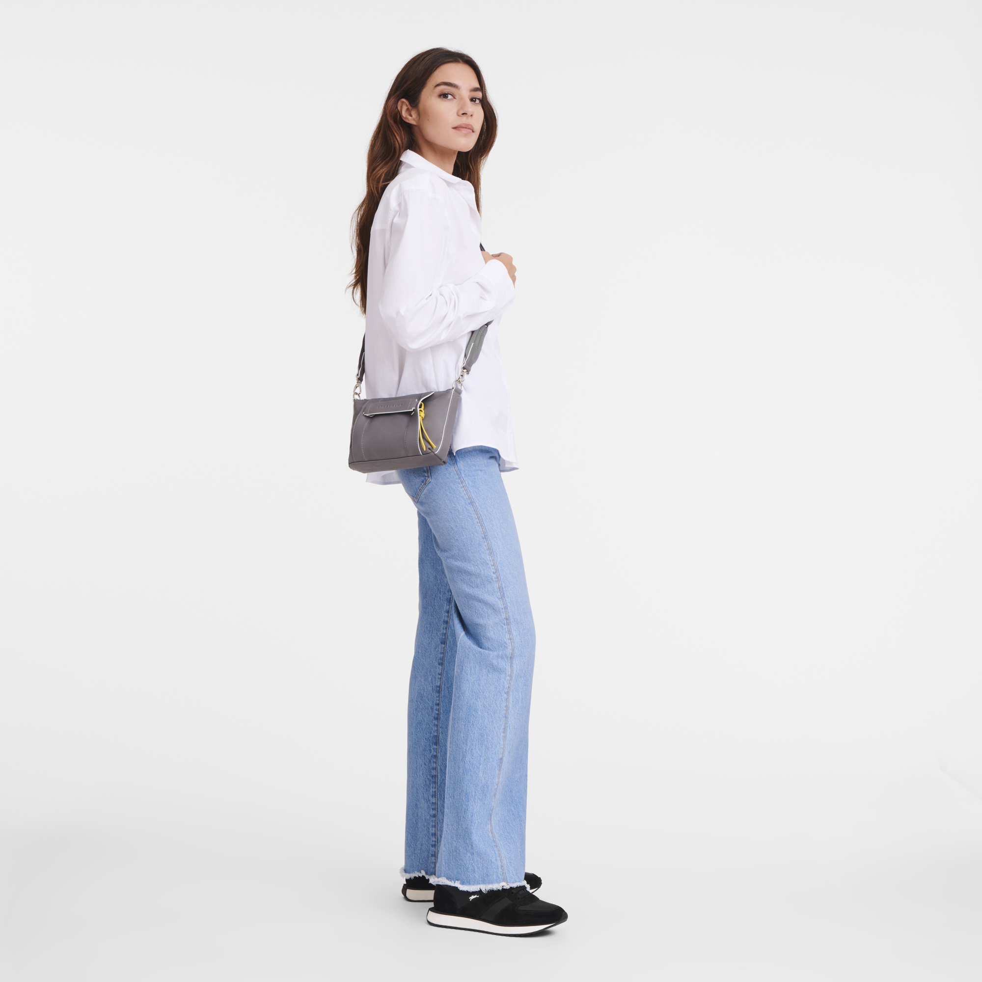 斜挎包 S, 金属灰 - 查看 2
4 - 放大 Longchamp 3D 斜挎包 S, 金属灰