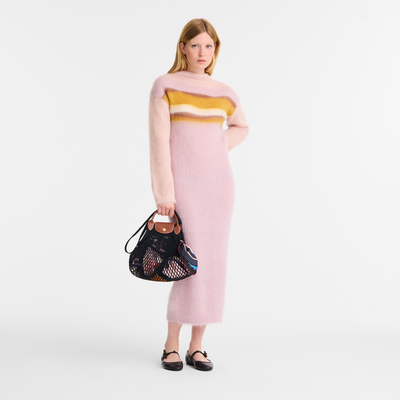 Le Pliage Filet L 网袋 , 黑色 - 帆布
