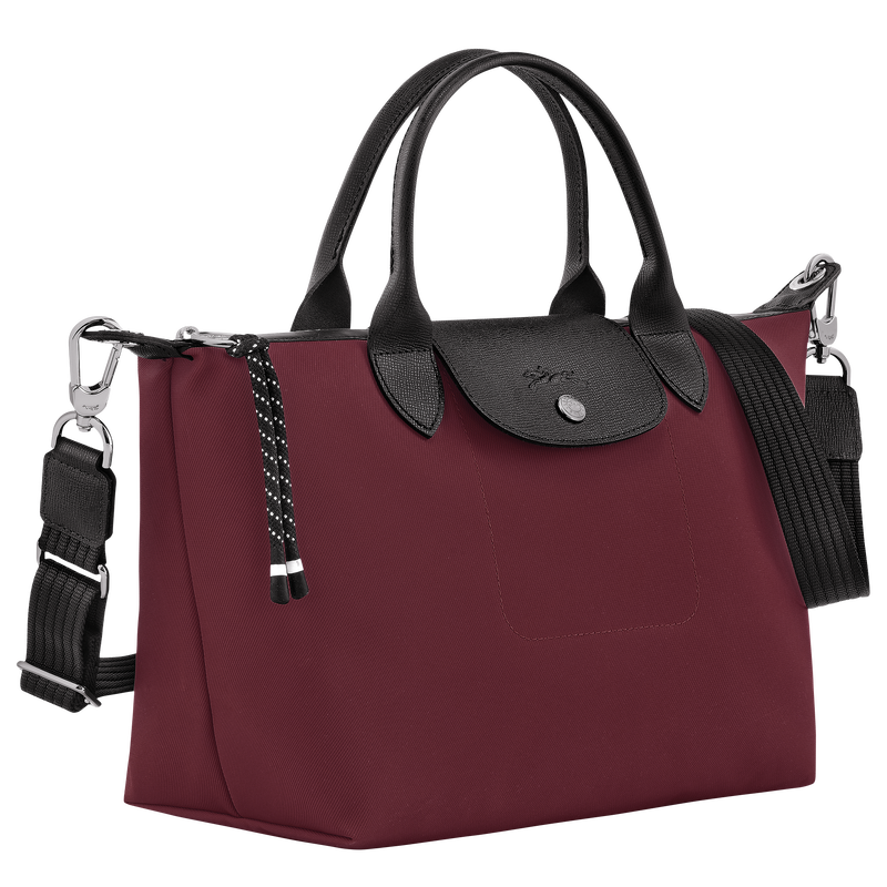Le Pliage Energy S 手提包 , 勃艮第色 - 再生帆布  - 查看 2 5