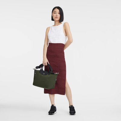 Le Pliage Energy L 手提包 , 卡其色 - 再生帆布