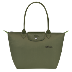 Le Pliage Green M 小号单肩包 , 森林 - 再生帆布