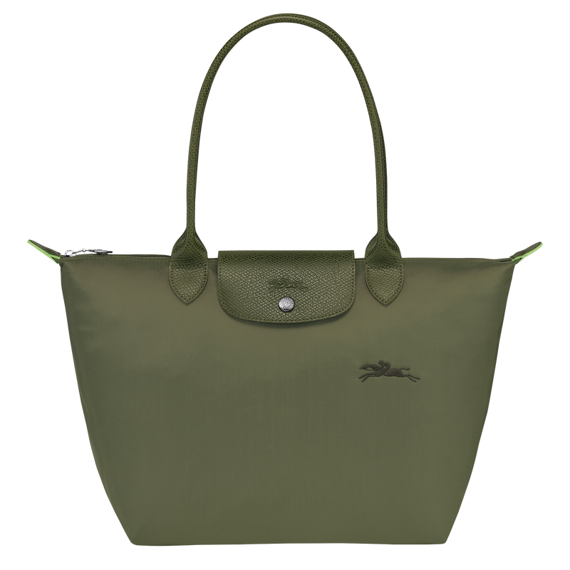 Le Pliage Green M Tote bag , Forest - Recycled canvas  - View 1 of  6