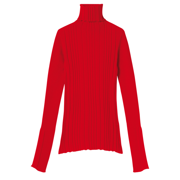 2021 秋冬系列 毛衣, 唇红色