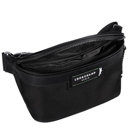 Le Pliage Energy M Belt bag , Black - Recycled canvas - View 4 of  5