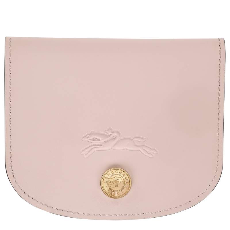Épure Card holder , Petal Pink - Leather  - View 1 of  3