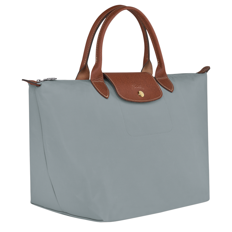 Le Pliage Original M Handbag , Steel - Recycled canvas  - View 3 of  7