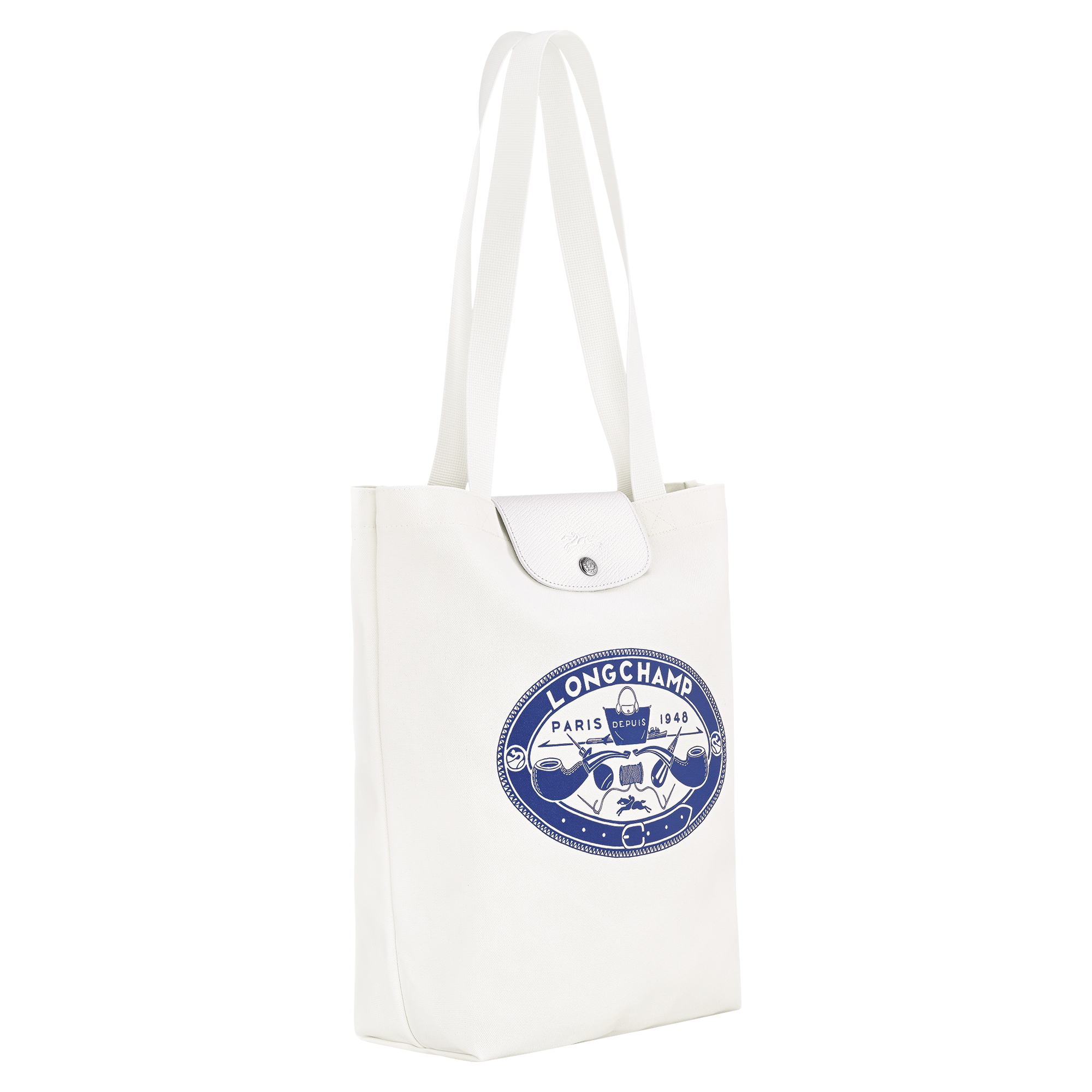 Tote bag M, Ecru - View 3 of 
        6 - zoom in Le Pliage Collection Tote bag M, Ecru