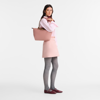 Le Pliage Original M 托特包 , 茶粉色 - 再生帆布