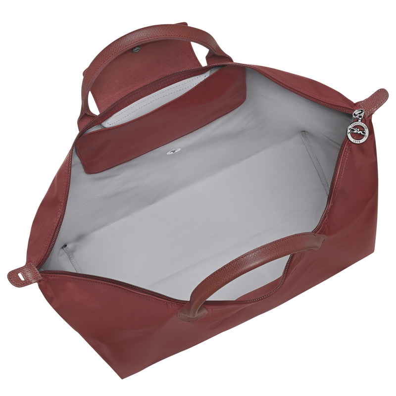 Le Pliage One L Travel bag , Burgundy - Canvas  - View 5 of  7